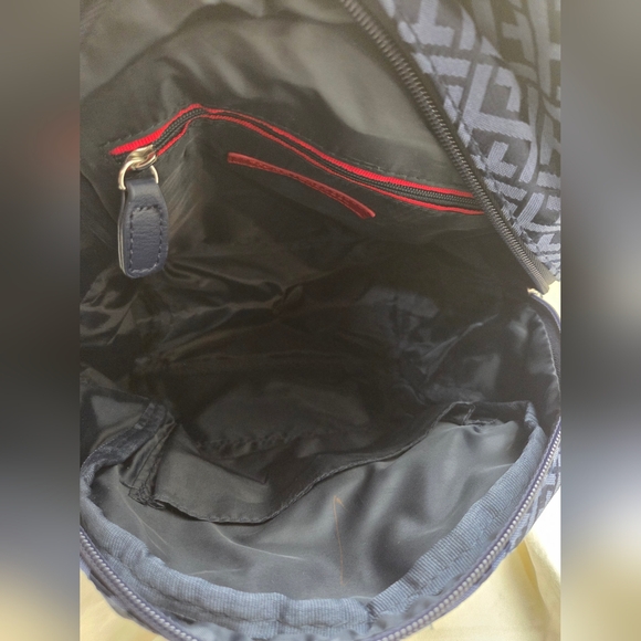 Stylish Blue Patterned Backpack - Picture 3 of 3